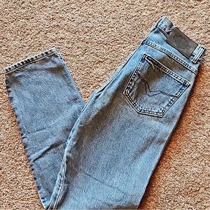 HARLEY DAVIDSON WOMENS VINTAGE CLASSIC FIT BLUE DENIM THICK 100% COTTON SIZE 8